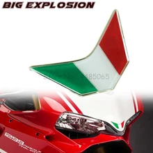 Мотоциклетные наклейки передний обтекатель наклейки 3D Италия наклеивающиеся Переводные картинки для детей Ducati 959, 969, 1199, 1299 PANIGALE V4 S R SUPERSPORT