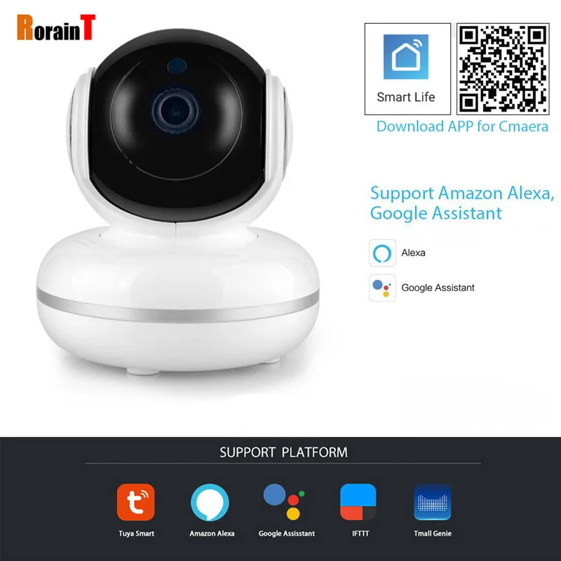 RorainT Wifi ip камера 360 ° двусторонний аудио монитор 720P/1080P HD Беспроводная Веб