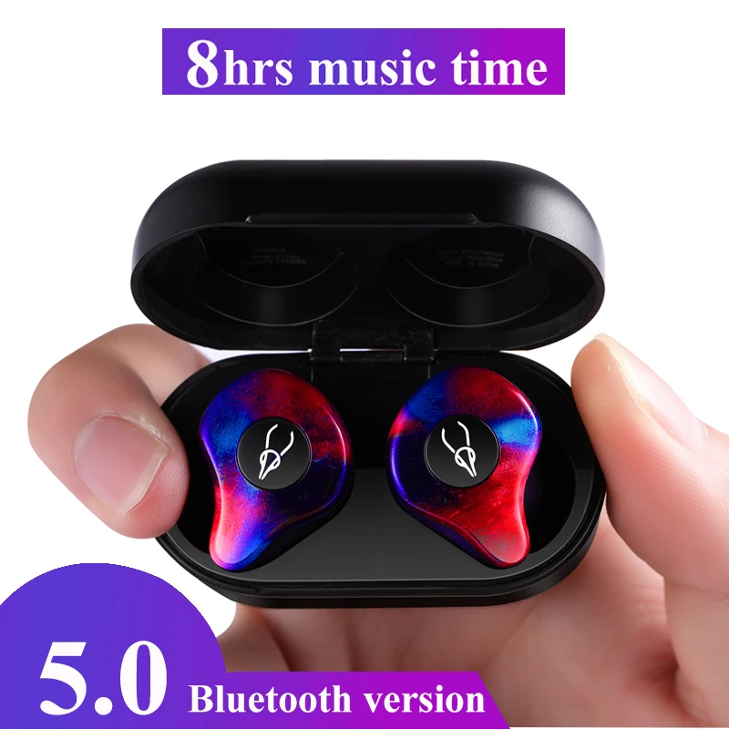 Профессиональные Twins Mini 3D стерео звук Bluetooth наушники невидимые настоящие