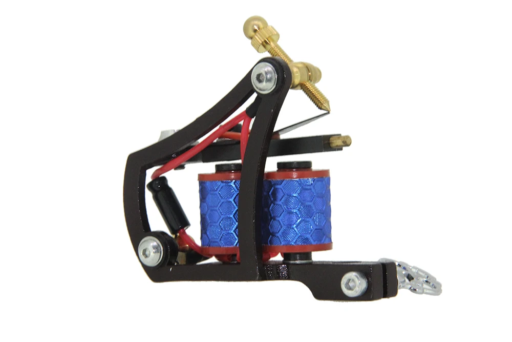 

Top Quality Zinc Alloy Tattoo Machine 10 Wraps Coil Customs Handmade Machine Great For Liner and Shader Free Shipping TM-1109