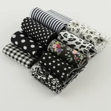 Черная тема 9 шт./лот 5 см х 100 см хлопок полоски ткани лоскутное шитье желе рулон лоскутное шитье для швейные игрушки