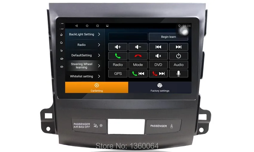 Flash Deal Nedehe 9 inch Android 8.1 full touch screen car multimedia system For Mitsubishi Outlander 2006-2014 car gps radio navigation 5