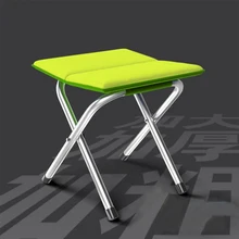 SUFEILE 1PC High quality Portable Outdoor Folding Fishing Chair Folding Outdoor Camping Folding Stainless Steel Chair D20