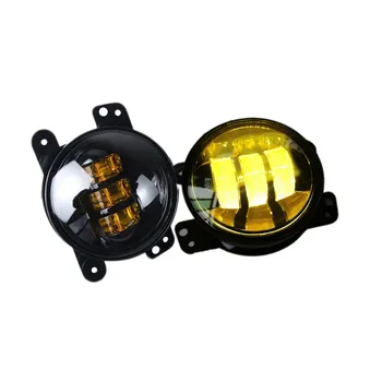 

4 inch Amber Yellow 30W Led Fog Lights for Jeep Wrangler 1997-2016 JK