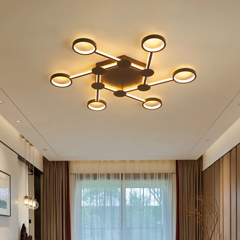 

Nordic led lamps modern minimalist creative personality shaped acrylic ultra-thin home lamp bedroom living room ceiling lamp