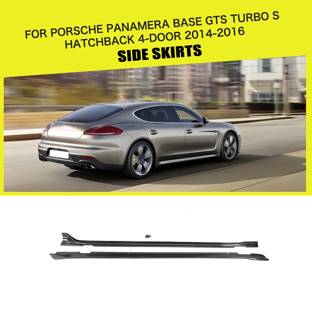 4x carbon fiber Car Door Lock Protection Cover Trim For Porsche Macan 2015-2019
