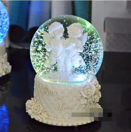 

MXP+++714 European style Christmas crystal music box