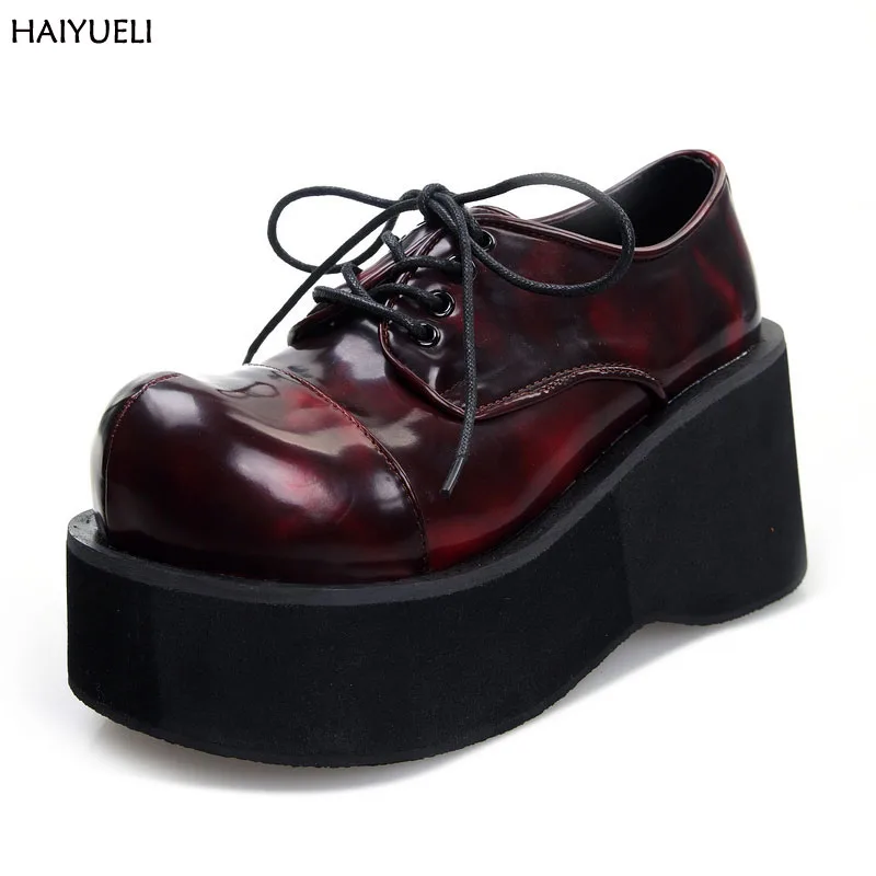 goth platform booties