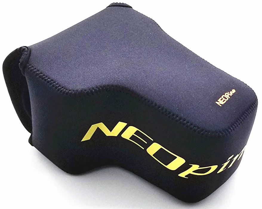 Портативный неопрен мягкая сумка для камеры чехол Крышка для Nikon P1000 цифровая камера - Цвет: Black