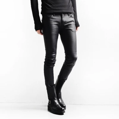 mens spray on black jeans
