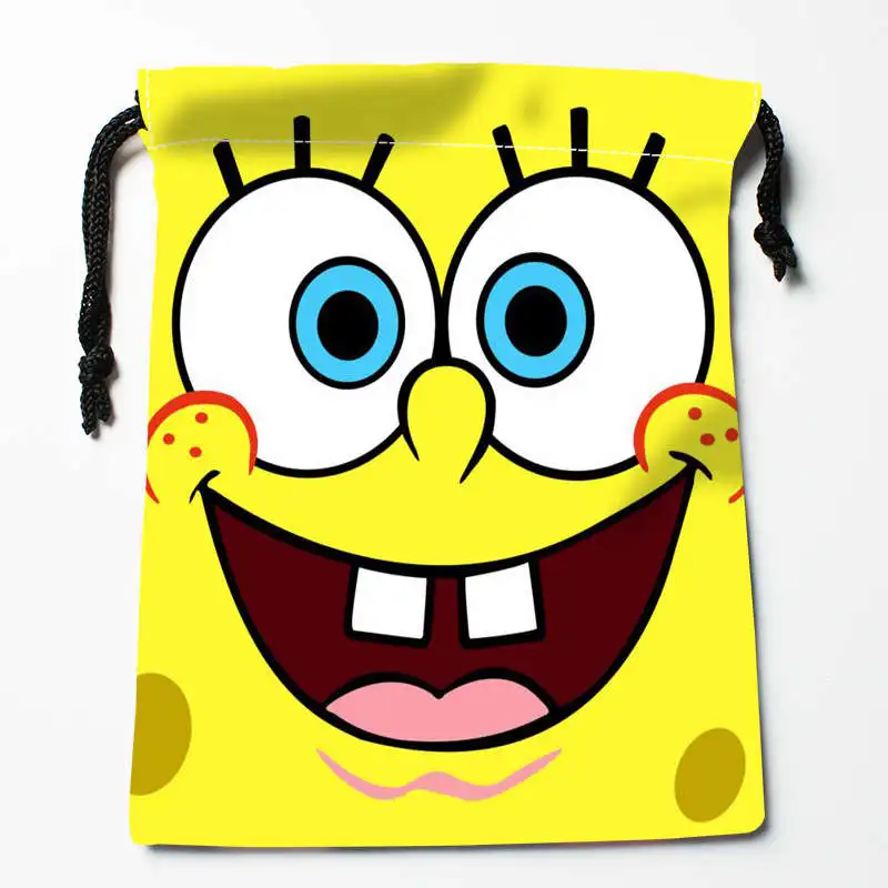 

New Arrival The SpongeBob Drawstring Bags Custom Storage Printed Receive Bag Type Bags Storage Bags Size 18X22cm