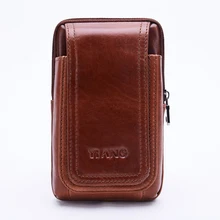 Мужская сумка на плечо из натуральной кожи с поперечным Ремешком, высокое качество, сумка для мобильного телефона, поясная сумка