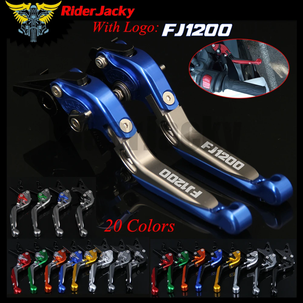 Рычаг Сцепления RiderJacky с логотипом &quotFJ1200&quot рычаг сцепления для мотоцикла ЧПУ Yamaha
