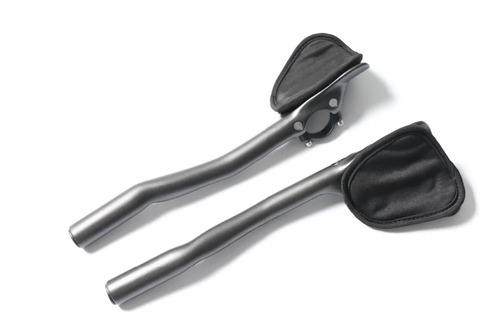 

TEMANI Fixed Gear Bike TT Handlebar Carbon Fibre Rest Handlebar 31.8mm Gray Matt Mountain Road Bike TT Bar Bike Accessories