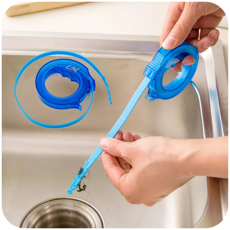 

Retractable hair sink clean hook toilet 2pcs/lot