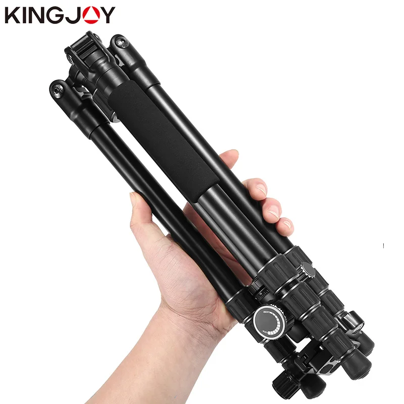 KINGJOY официальный G22 штатив Камера Profesional Алюминий рубец подставка для моделей цифровых зеркальных фотокамер держатель DSLR Stativ Мобильный Гибкая