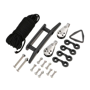 

Anchor sleeve set kayak accessories System Pulley Cleat Pad Eyes 4 * Pad Eyes 8 * Short Screws Small Nuts 2 * Long Screws GMT601