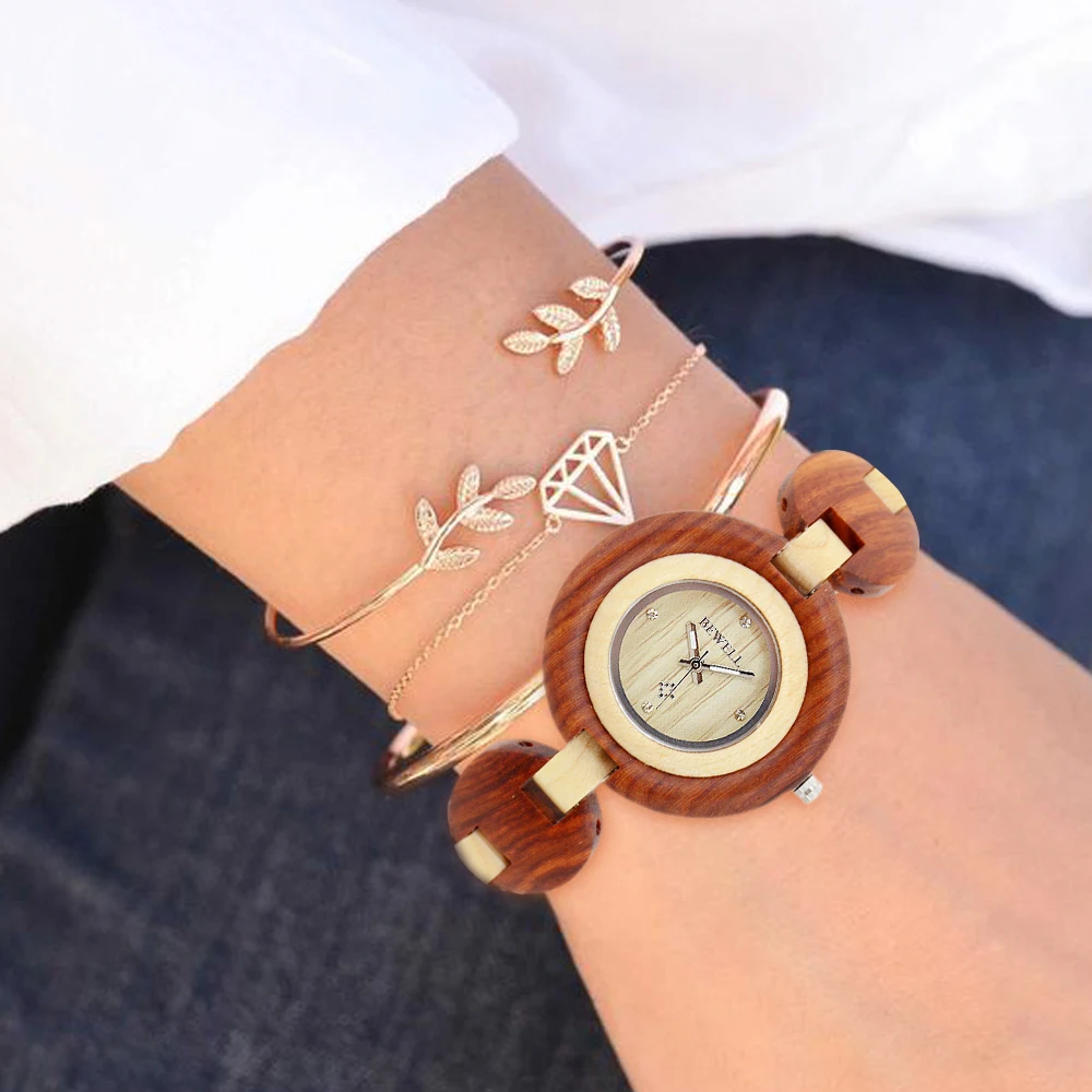 BEWELL WOODEN WATCH