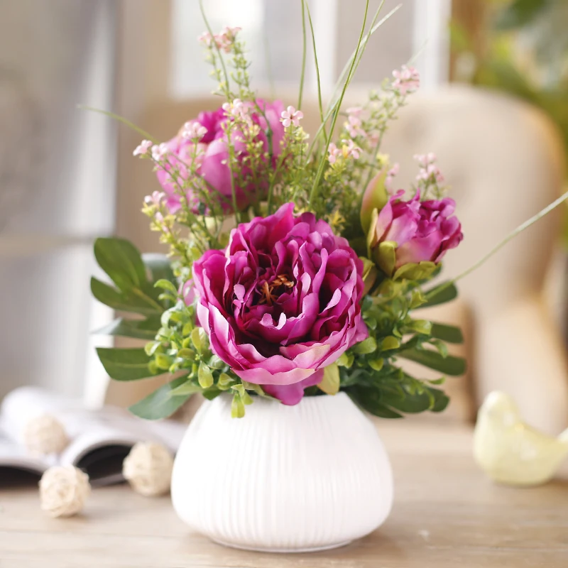 Ozdobne For Vazen Decorativos Para Casa Jarron Decoracion Teraryum Vaso De Flor аксессуары для украшения дома Современная ваза для цветов - Цвет: Version W