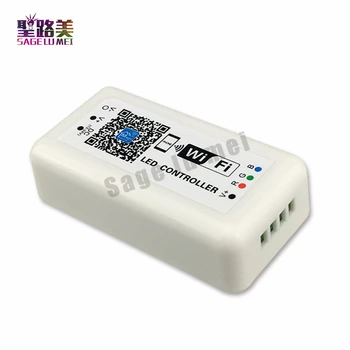 

DC12-24V 12A Mini LED RGB WIFI Controller ,Smart phone Wireless Dimmer IOS and Android Mobile iPhone RGB led strip light tape