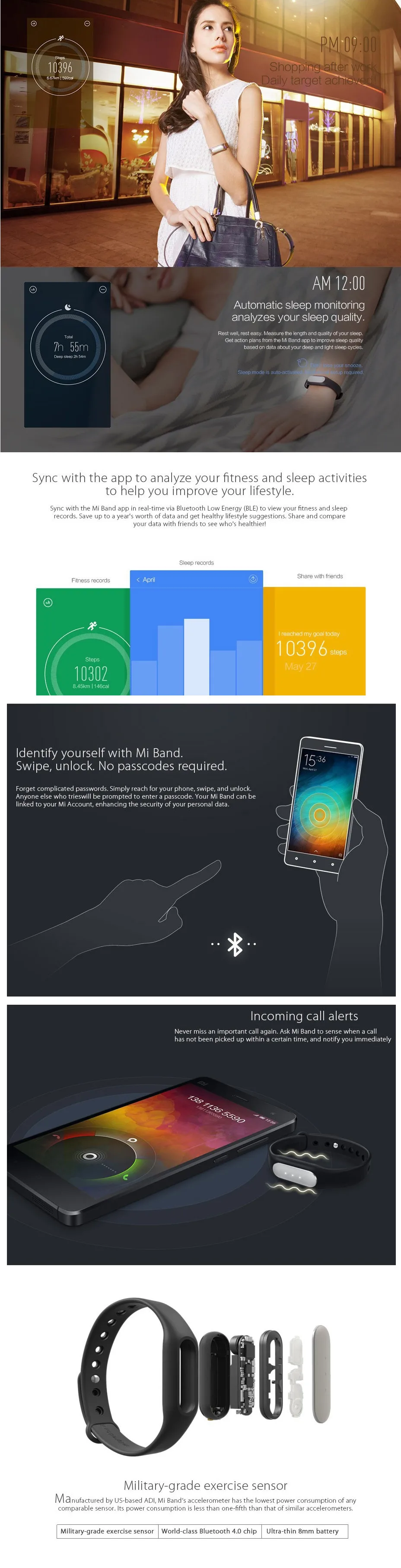 Xiaomi Mi Band 1S -2