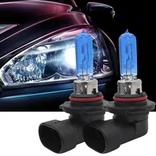 Автомобильный свет 2 шт яркий 9006 55W 12V 6000K ксенон галогенная фара белый свет лампы 9006 галогеновые лампы