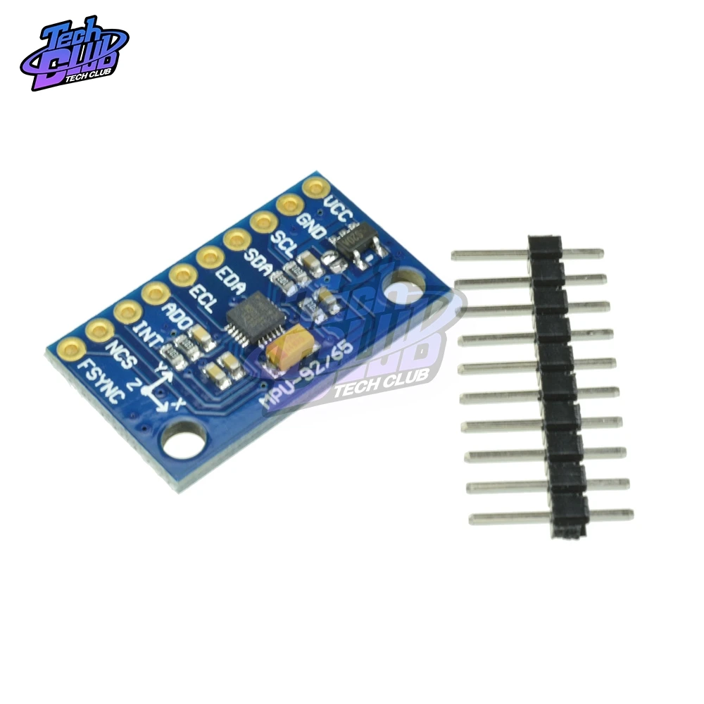

IIC/I2C MPU-9255 MPU9255 Three-Axis Gyroscope+Accelerator+Magnetometer Sensor Board Module GY-9255 3-5V Power