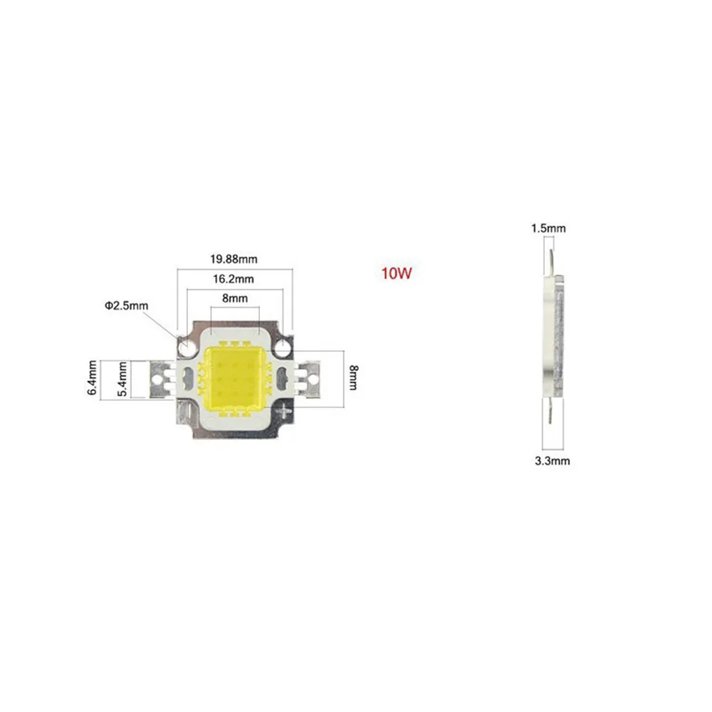 10 Вт Светодиодная лампа Чип SMD DC9 12V COB интегрированная диоды для DIY прожектор лампы