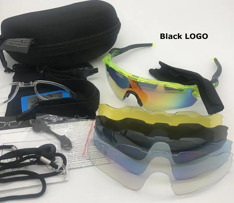 Солнцезащитные очки для велоспорта, поляризационные, для шоссейного велосипеда, солнцезащитные очки, 5 линз, для улицы, для горного спорта, для бега, для верховой езды, очки для велосипеда, Oculos - Цвет: 5 lens Polarized