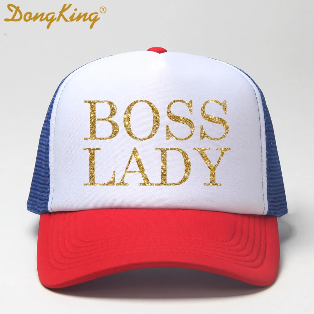 DongKing BOSS женская летняя крутая Кепка водителя грузовика популярная унисекс для