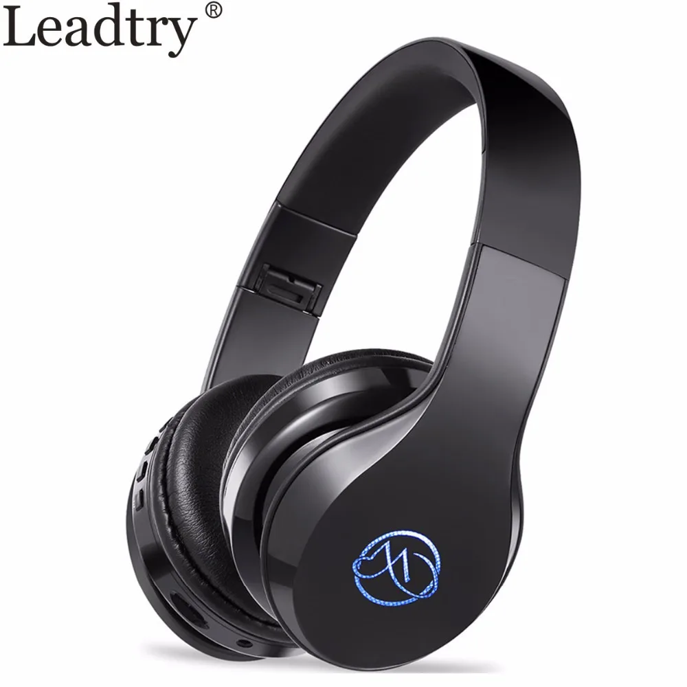 Светящиеся наушники Bluetooth Беспроводной стерео гарнитура С микрофоном Поддержка