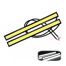 1 Шт. 17 СМ LED COB DRL 100% Водонепроницаемый Дневного Света Стайлинга автомобилей DC12V Внешние Огни Парковка Туман Бар Лампы Горячая продажа