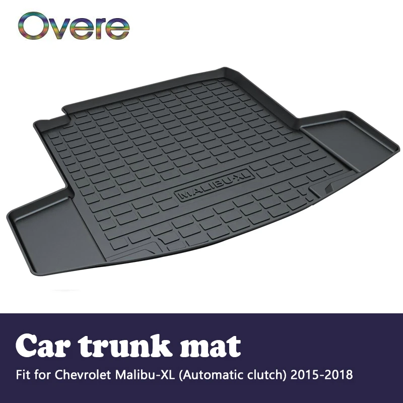 

Overe 1Set Car Cargo rear trunk mat For Chevrolet Malibu XL (Automatic clutch) 2015 2016 2017 2018 Styling Boot Tray Accessories