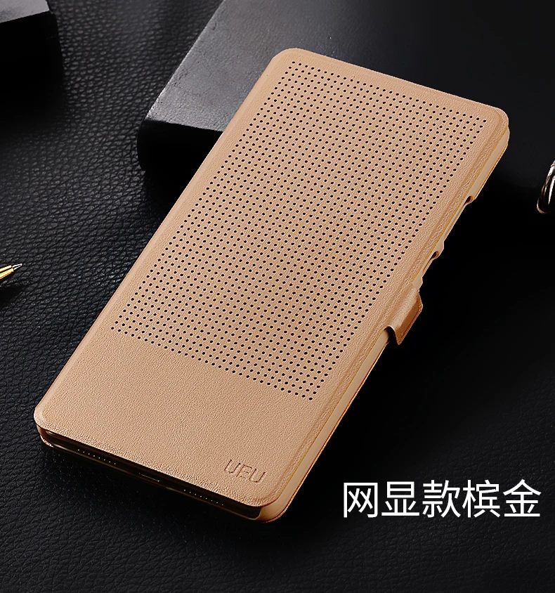 For Huawei Honor Note 8 Case Cover Original UEU Smart Sleep Wake View Window Case for