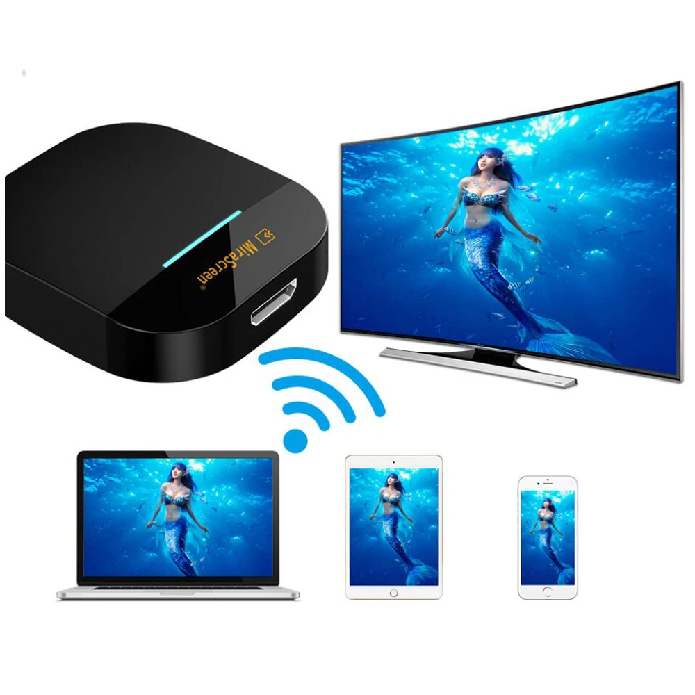 Mira экран G5 беспроводной HDMI Android tv stick Miracast Airplay приемник Wifi дисплей ключ зеркальный экран стример anycast DLNA