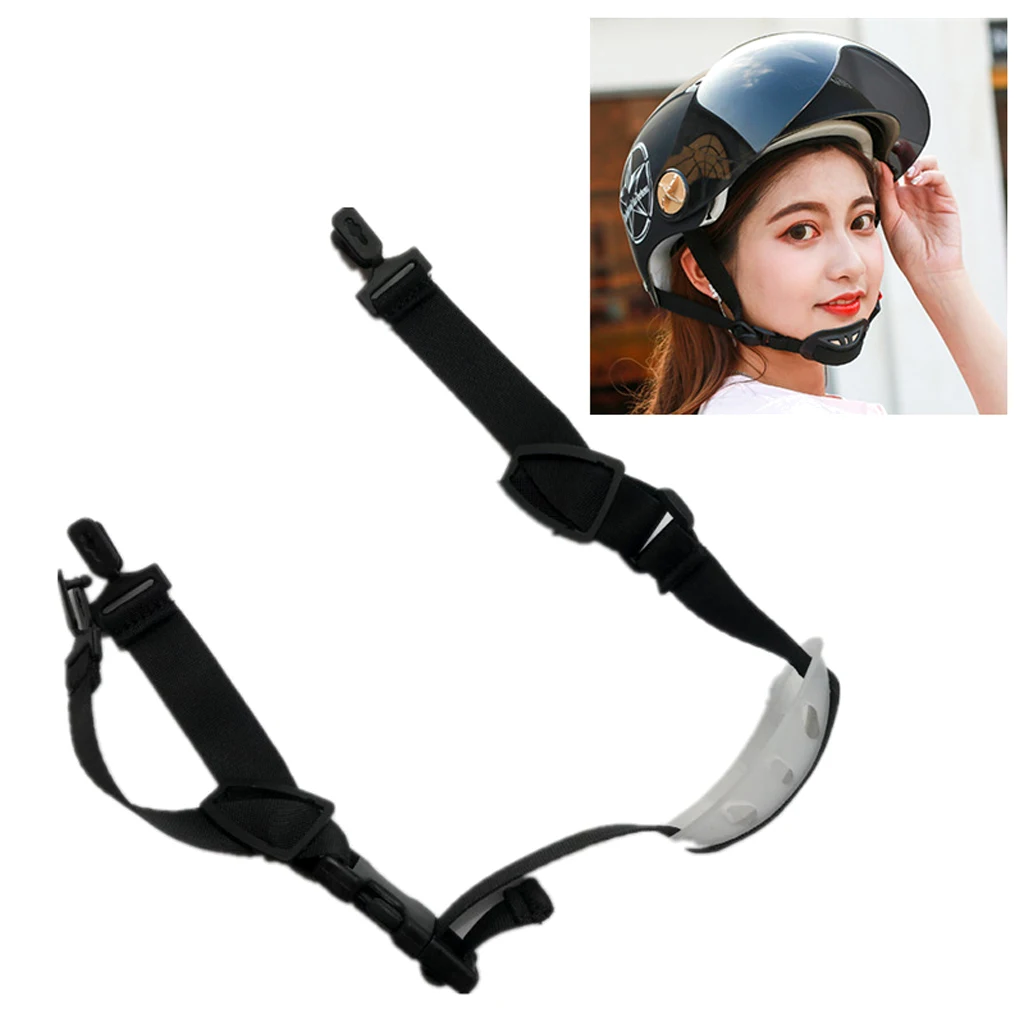 Motorcycle Bicycle Helmet Accessory Adjustable Safety Hard Hat Chin Strap Replacement Guard with Chin Cup For Hardhat Helmet