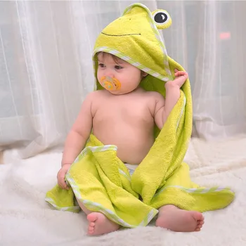 

New Children Cute Cartoon Hooded Baby Bath Towel Animal Soft Bamboo Fiber Baby Boys Girls Kids Swimming Beach Towel 85*85cm