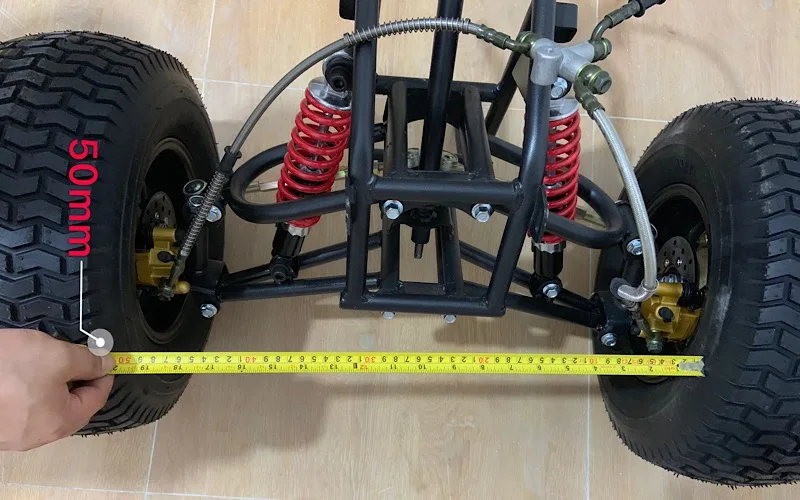 16 дюймов 16x6. 5-8 колеса, для скутера, мотоцикла, газонокосилка, ATV, подметально-уборочная машина, система рулевого управления, сборка "сделай сам" phub-1230