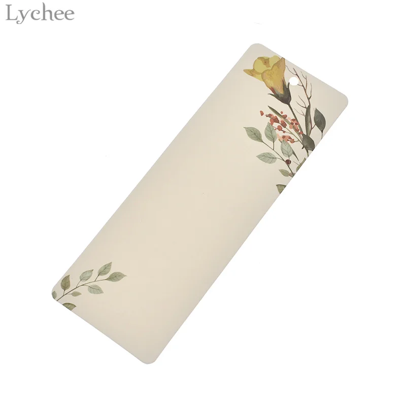 Lychee Life 40 шт. винтажный цветочный лист цветной бумаги Этикетка для записная книжка Закладка сделай сам украшение дневника ручной работы