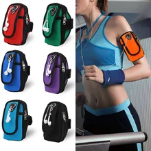 Повязку 5,5 6,0 ''Arm держатель телефона на руку для Iphone 6 6s плюс спортивная сумка рука Correr bolsas чехол для телефона чехол