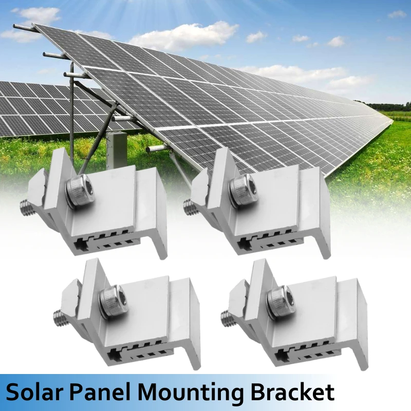 Солнечная скобы для крепления панели фотогальваническая Поддержка 35 мм до 50 мм Одиночная нержавеющая сталь Солнечная система аксессуары