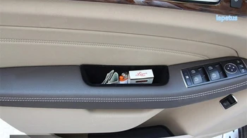 

Lapetus For Mercedes-Benz ML X164 2012 - 2015 Inner Front Car Door Storage Pallet Armrest Container Decoration Frame Cover Kit