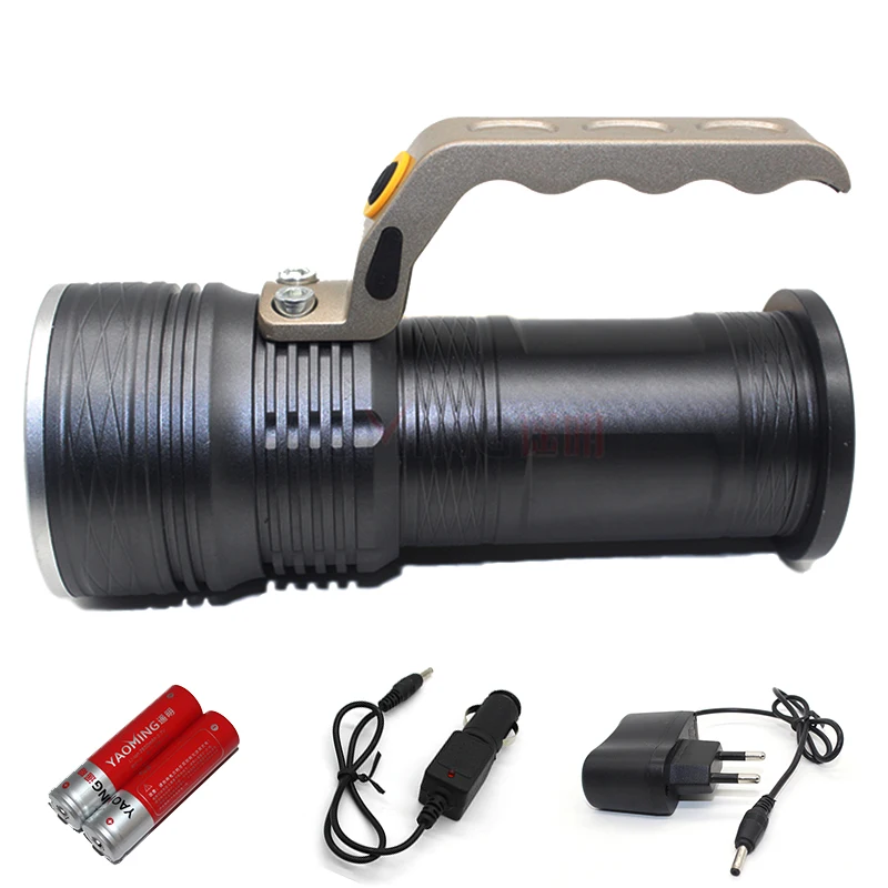 

2000LM powerful handlamp CREE Q5 3 modes led flashlight lantern rechargeable hand lamp torch light + 2 x 18650 battery + charger