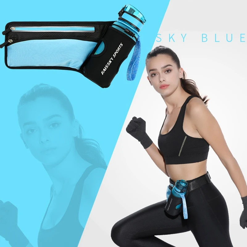 Outdoor Sports Pockets Large-Capacity Running Pockets Breathable Close-Up Bag Sports Bottle Pockets Riding Hiking