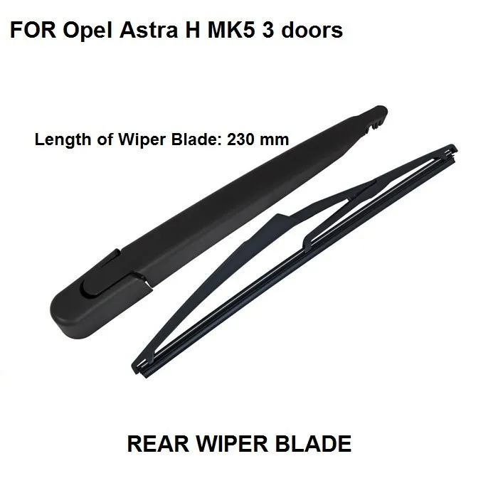 For Vauxhall Opel Astra H MK5 3 Doors 230MM Blade 04 11 Rear Windshield