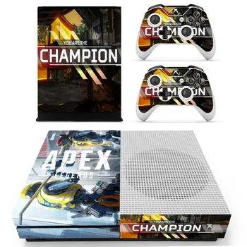 

Game APEX Legends Skin Sticker Decal For Microsoft Xbox One S Console and 2 Controllers For Xbox One Slim Skin Sticker