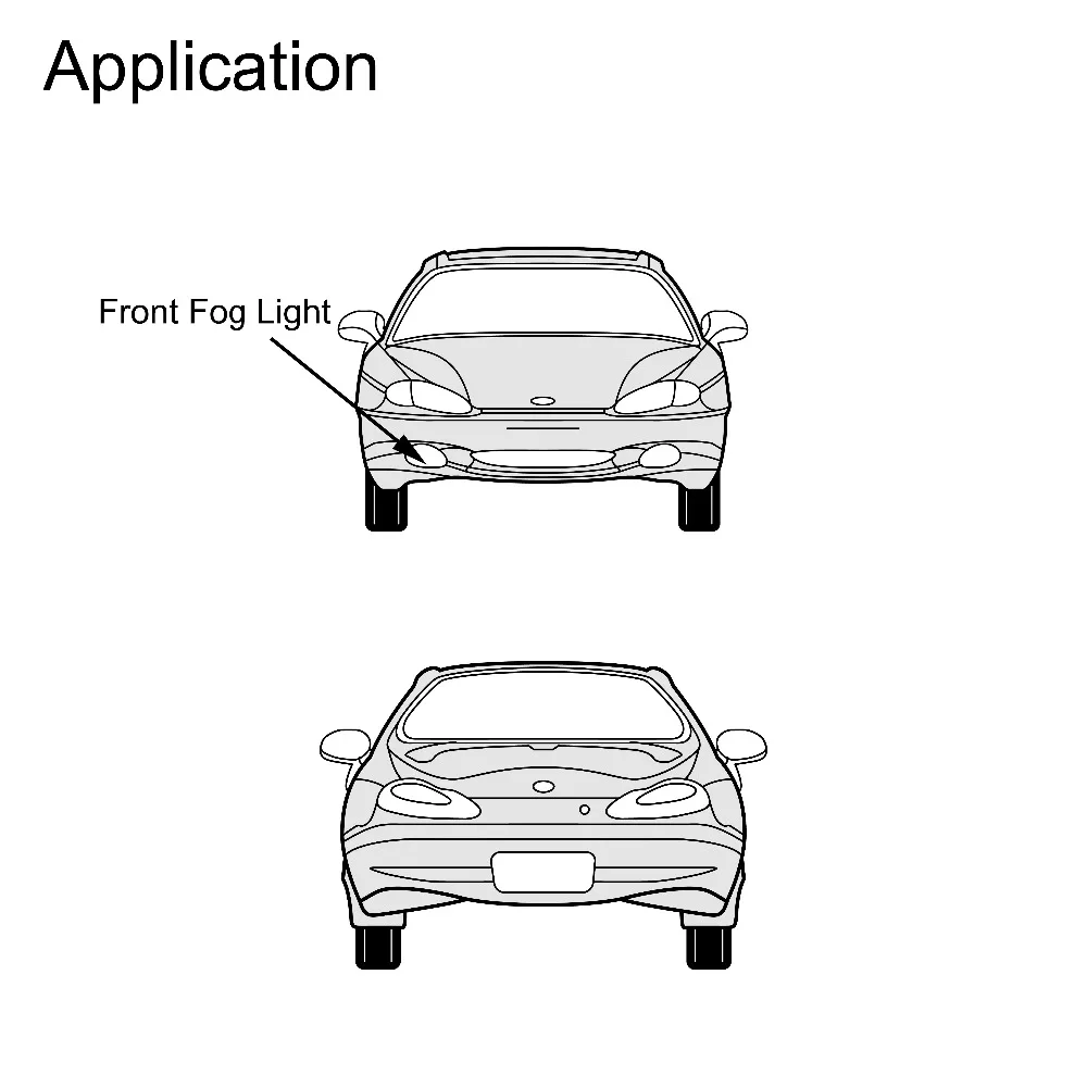 AGLINT 2 шт. автомобилей Светодиодный противотуманный фонарь H11 H8 9006 HB4 5202 H16 для дневных ходовых светильник ДХО фар дальнего света супер белый 12 V-24 V