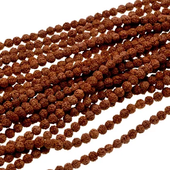 

6mm Rudraksha Bodhi Seed Tibet Buddhist 108 Prayer Beads Mala