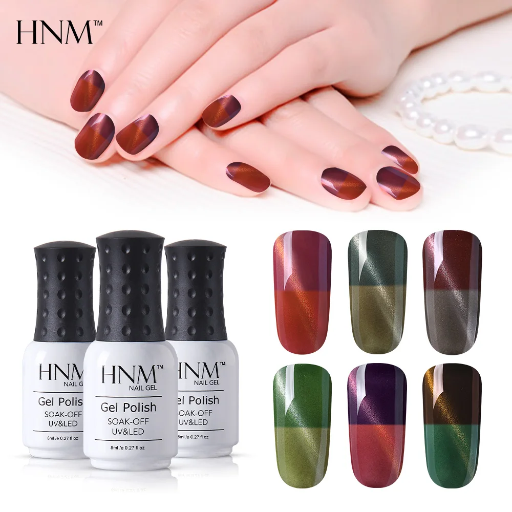 

HNM 8ML Thermo Nail Gel UV Gel Nail Polish Stamping LED Lamp Gel Polish Paint Gellak Hybrid Varnish Lucky Lacquer Gelpolish Ink