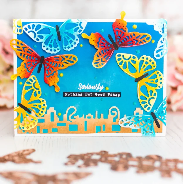 

YPP CRAFT New Butterflies Metal Cutting Dies Stencils for DIY Scrapbooking/photo album Decorative Embossing DIY Paper Cards